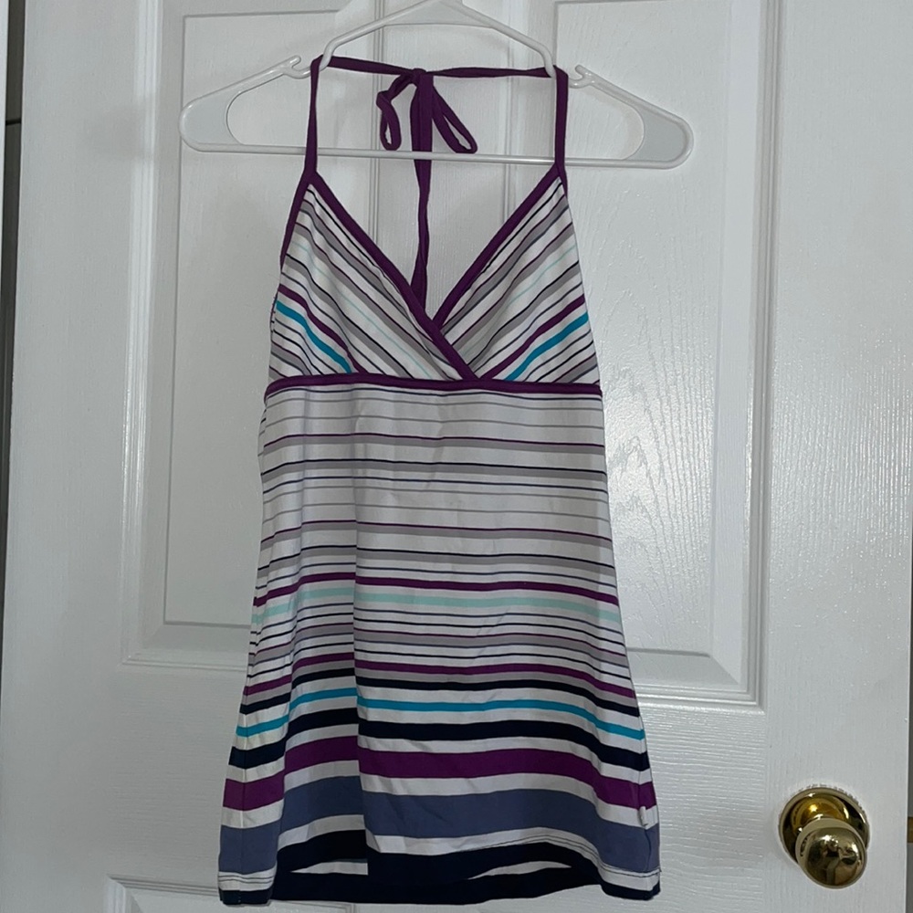 Garage Clothing Striped Halter Top